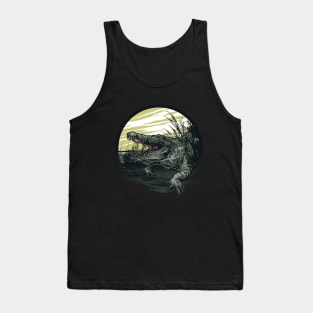 Crocodile Design Tank Top